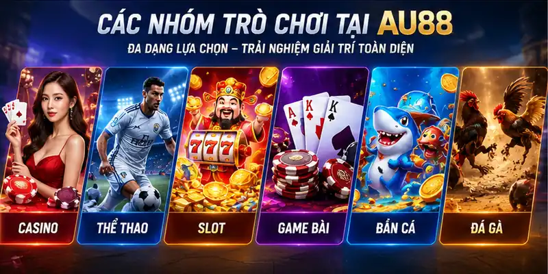 Sáu danh mục giải trí AU88